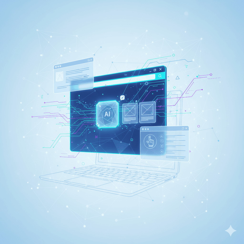Imagem ilustrativa do ChatGPT Atlas, navegador inteligente da OpenAI